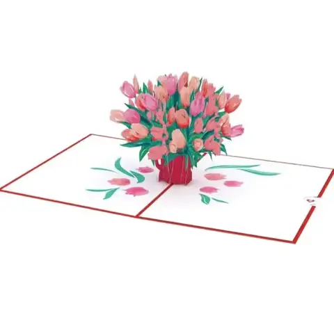 Love Tulips Pop-Up Card