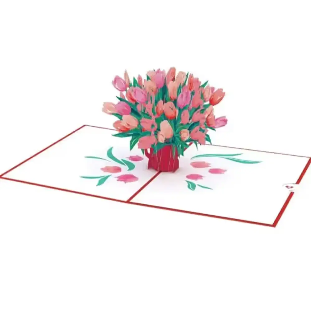 Love Tulips Pop-Up Card