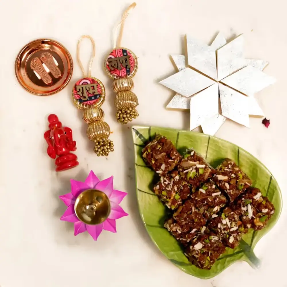 Wall Hangings, Burfi, Kaju Katli & Ganesha