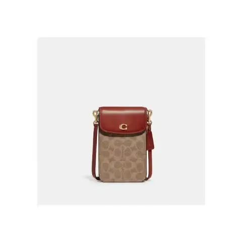 Signature Canvas Phone Crossbody