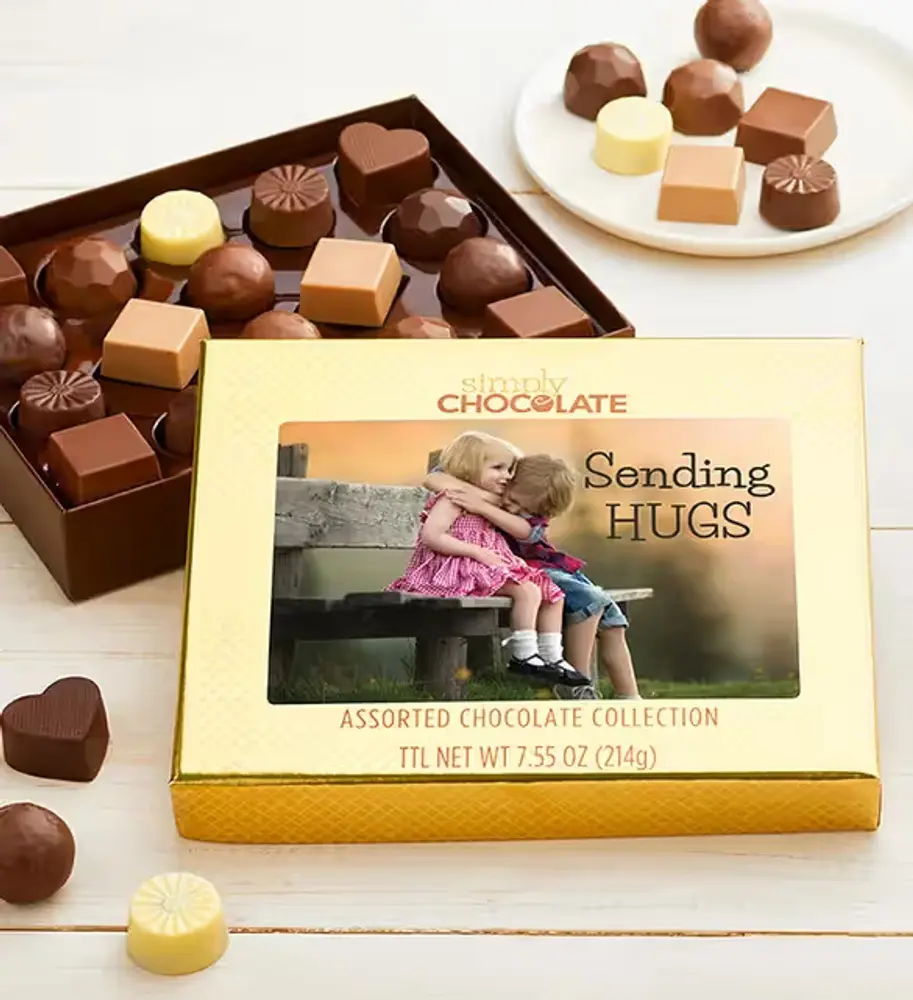 Sending Hugs Truffle Box, 18 Pc