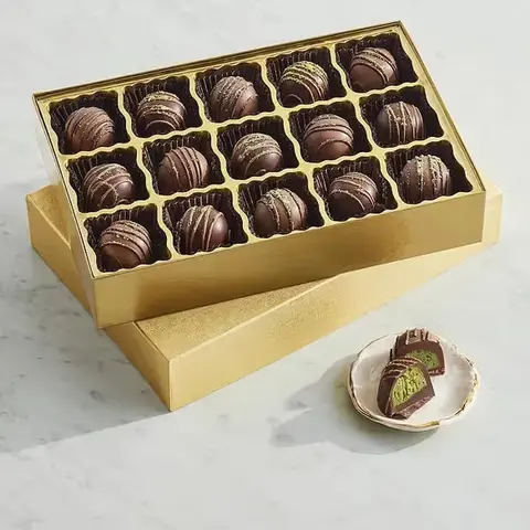 Dubai-Inspired Belgian Chocolate Truffles