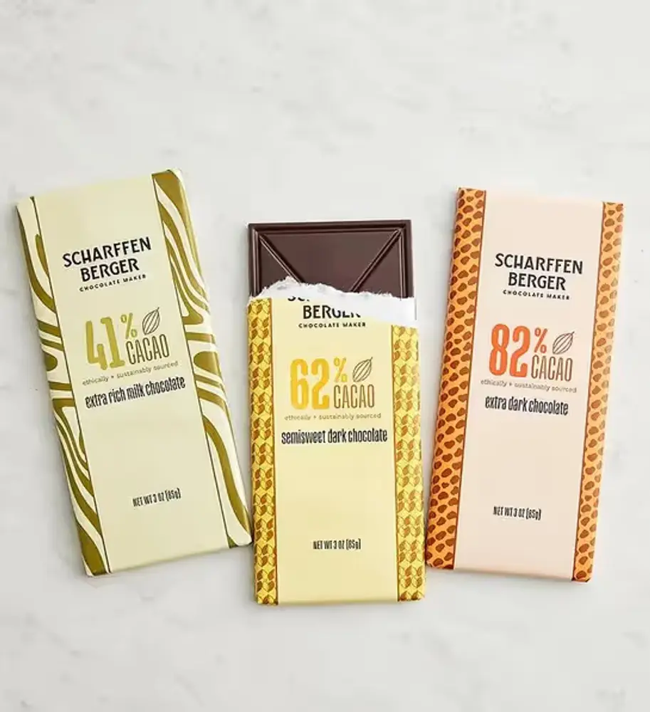 Scharffen Berger Chocolate Bars, Pick 3