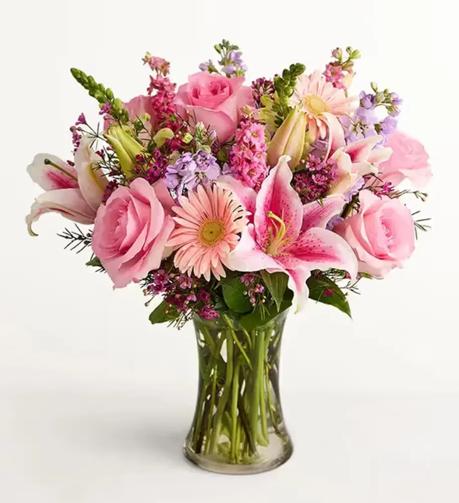 Romantic Pink & Lavender Bouquet