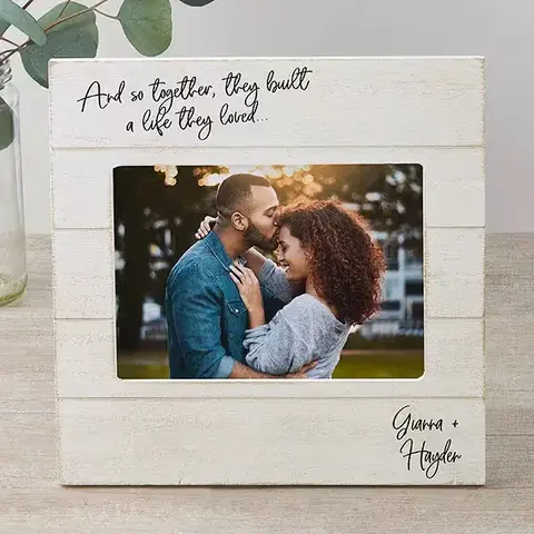 Personalized Together They Built a Life Frame