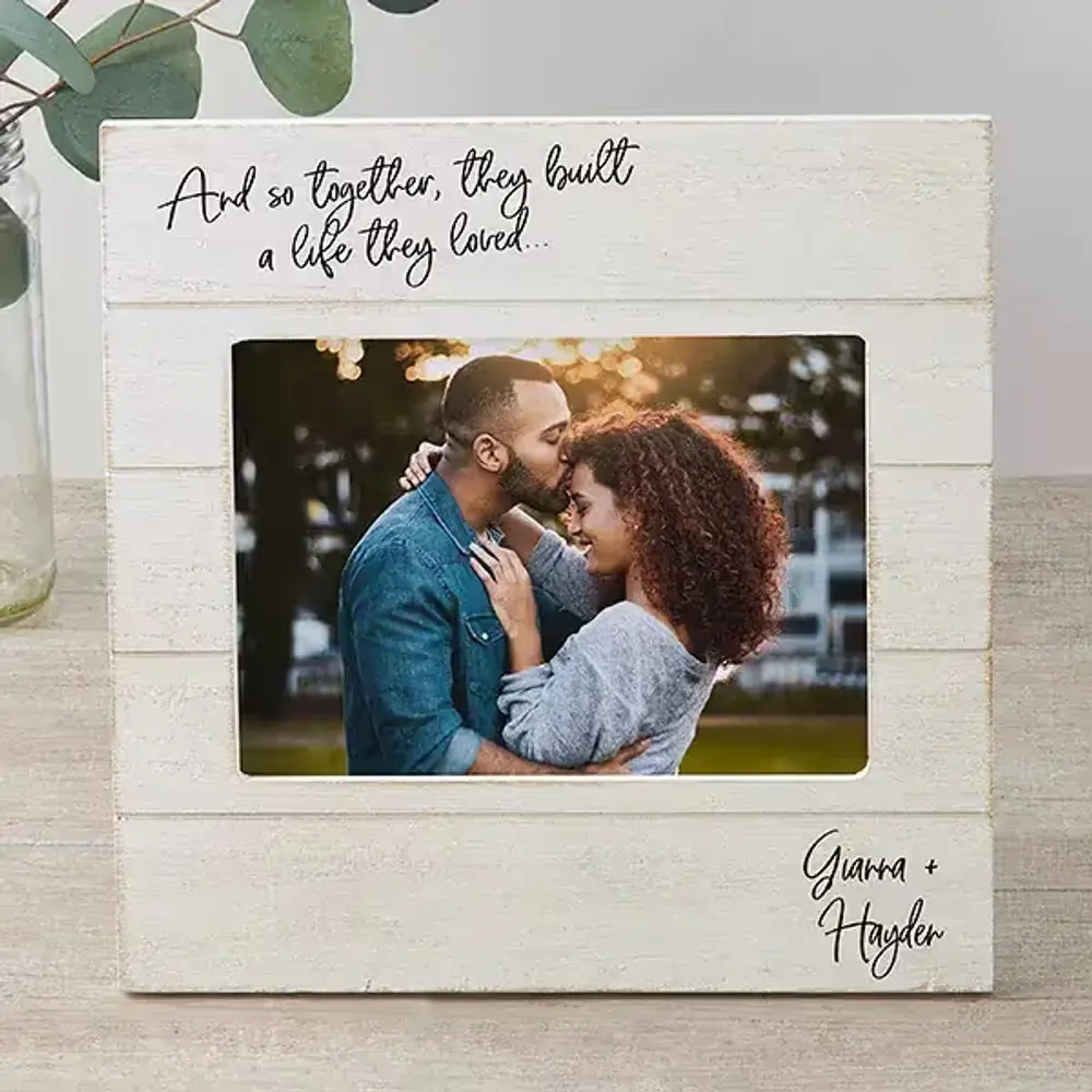 Personalized Together They Built a Life Frame