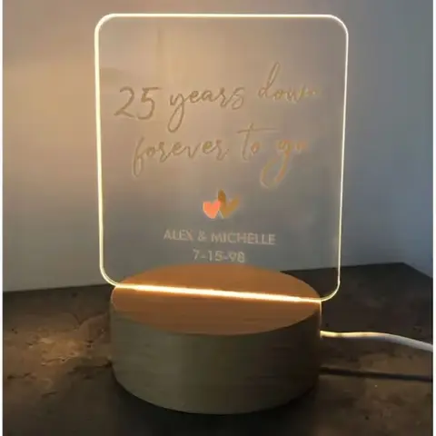 Personalized Forever to Go LED Sign