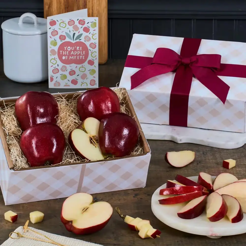 Crisp Red Apples Gift Box