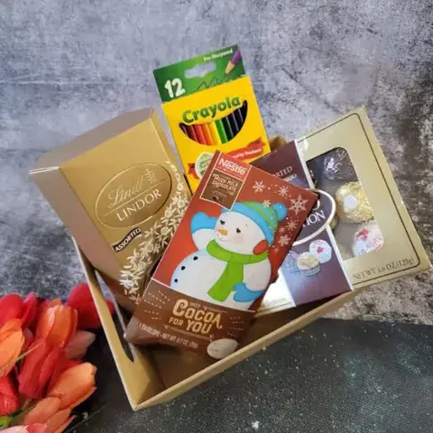 Christmas Chocolates & Pencils Hamper
