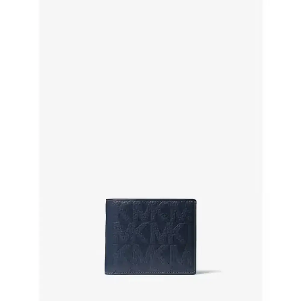 Men's Embossed Leather Billfold Wallet