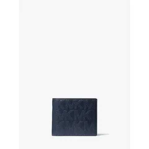 Men's Embossed Leather Billfold Wallet