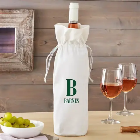 Personalized Wine Gift Bag