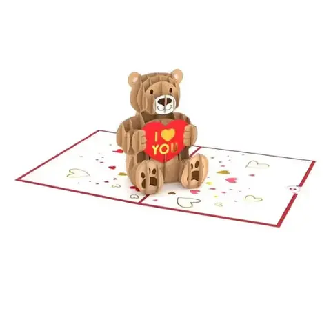 Love Bear Valentine Pop-Up Card
