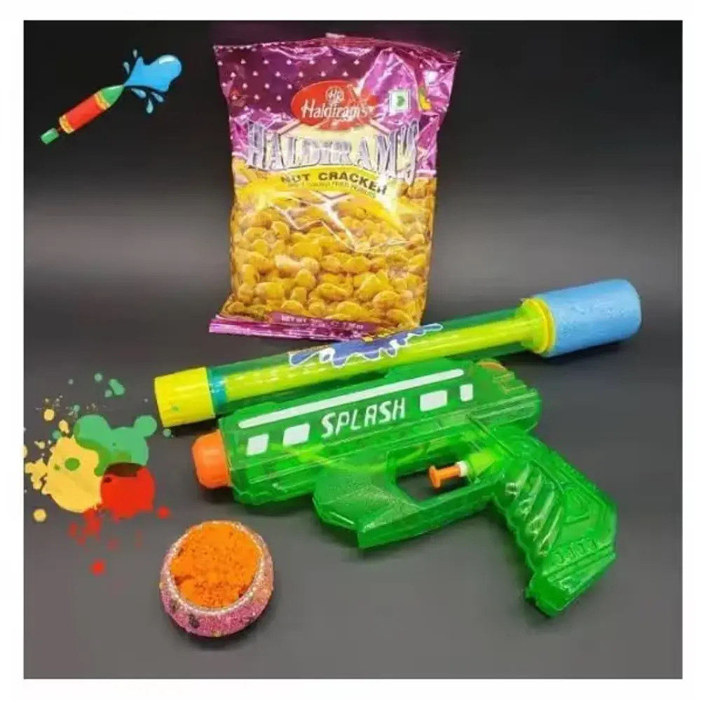 Nut Cracker & Pichkaris Holi Set