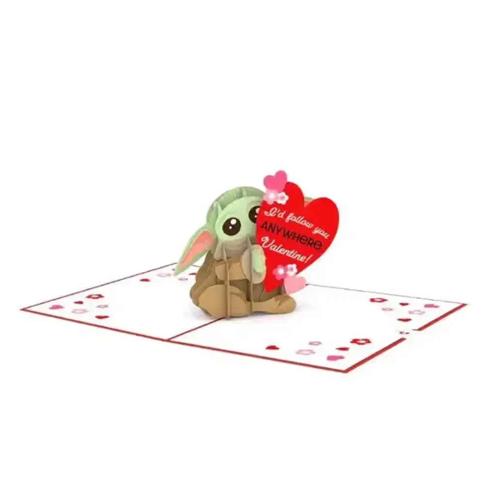 The Mandalorian Grogu Love Pop-Up Card
