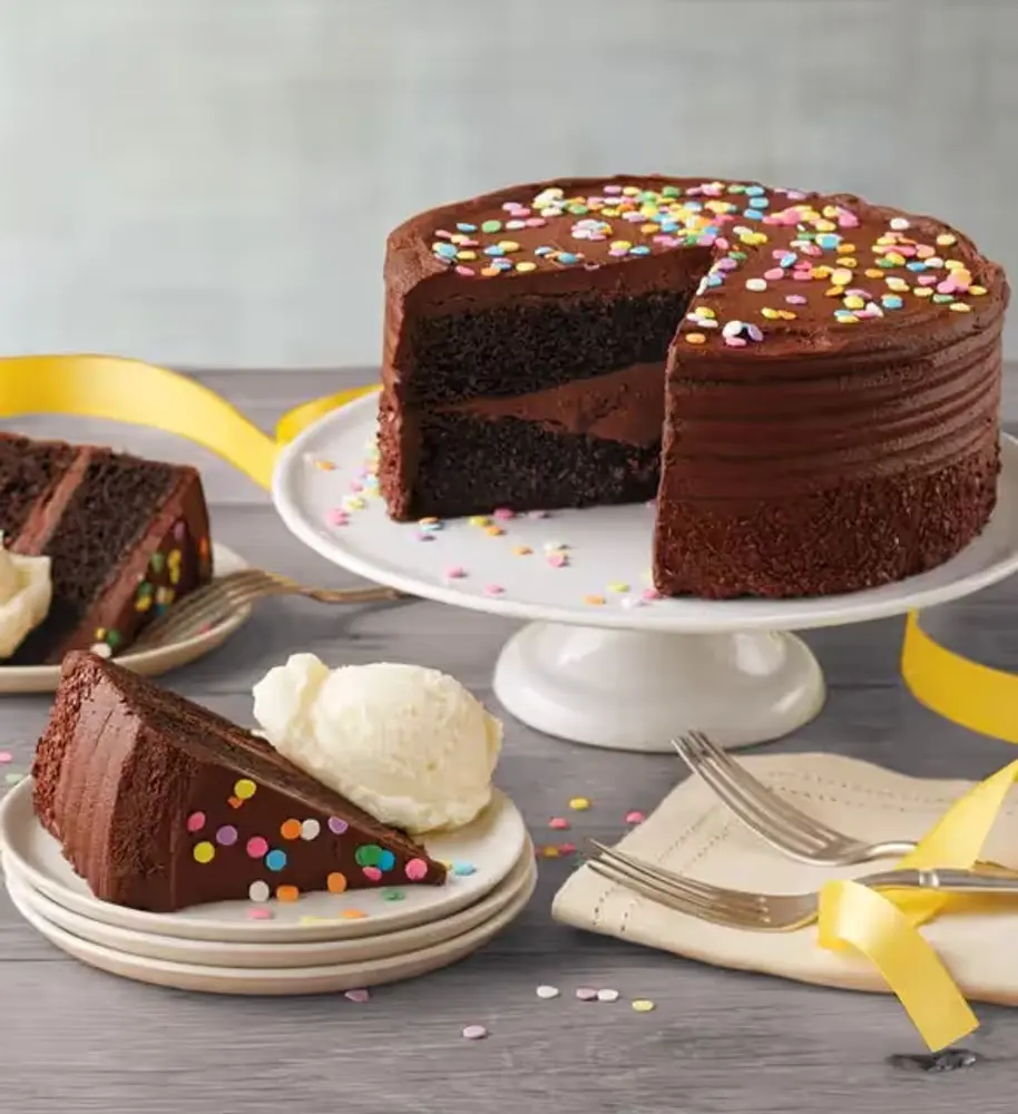 Chocolate Celebration Birthday Cake