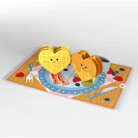 Like You a Waffle Lot Pop-Up Card