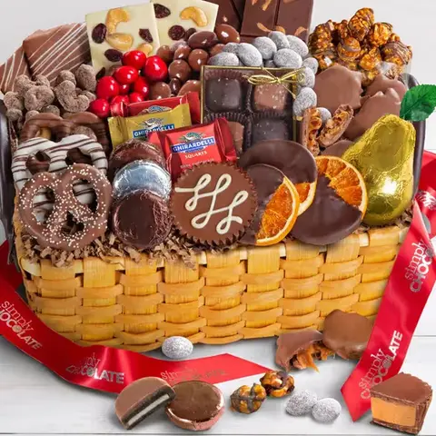 Splendid Chocolate Sweets Basket