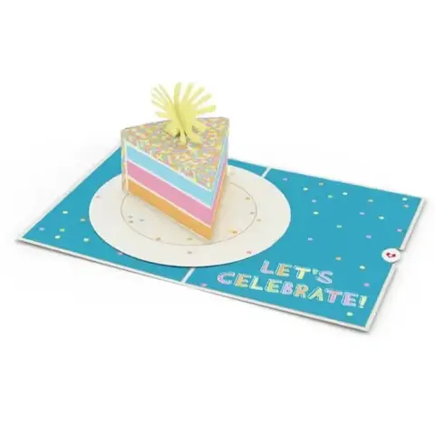 Confetti Birthday Cake Pop-Up Card