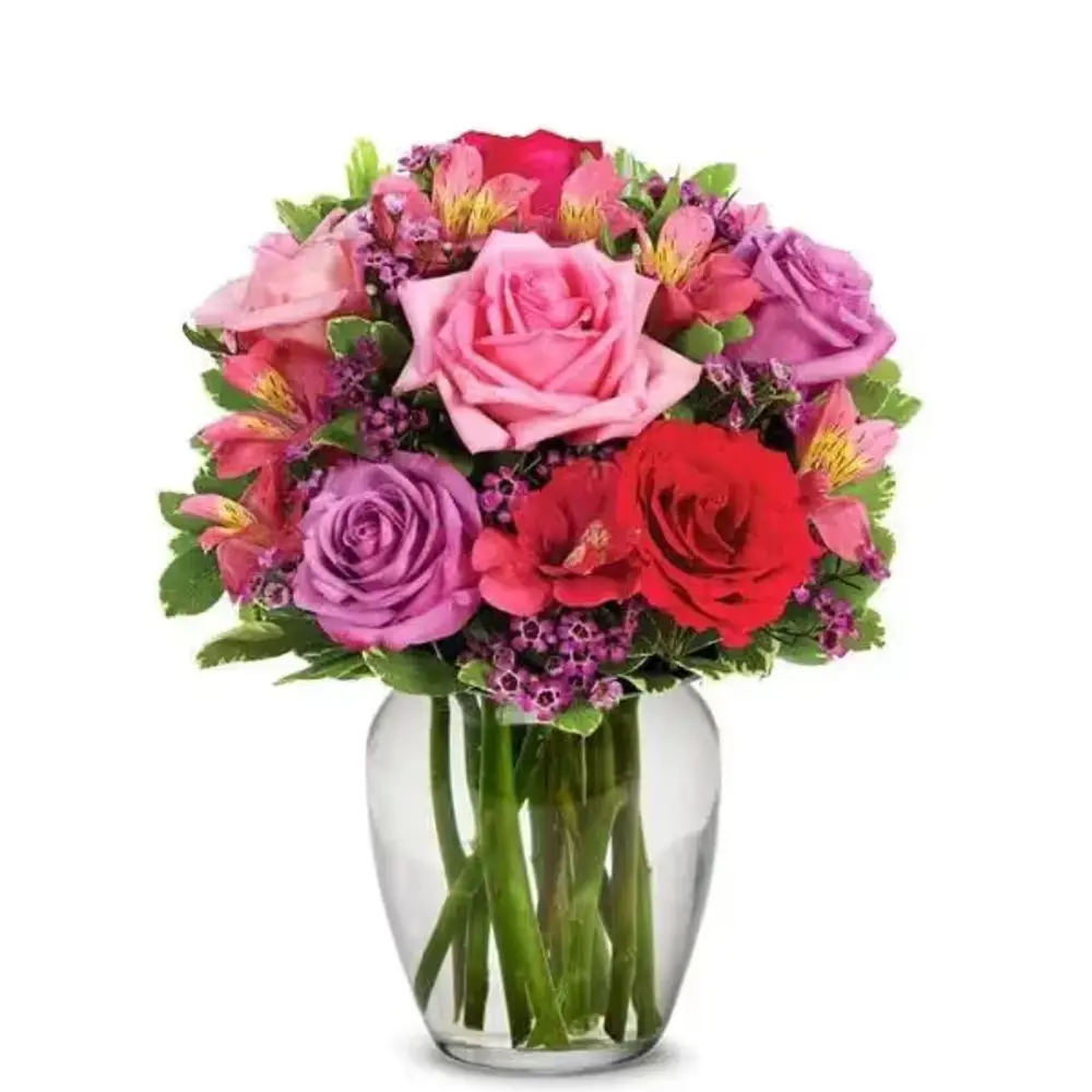 Stunning Brights Rose Bouquet