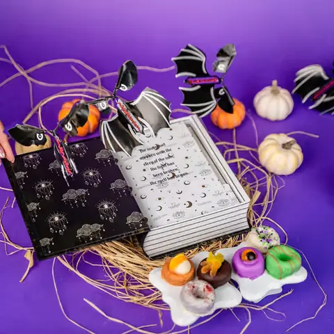 Halloween Spell Book with Mini Donuts
