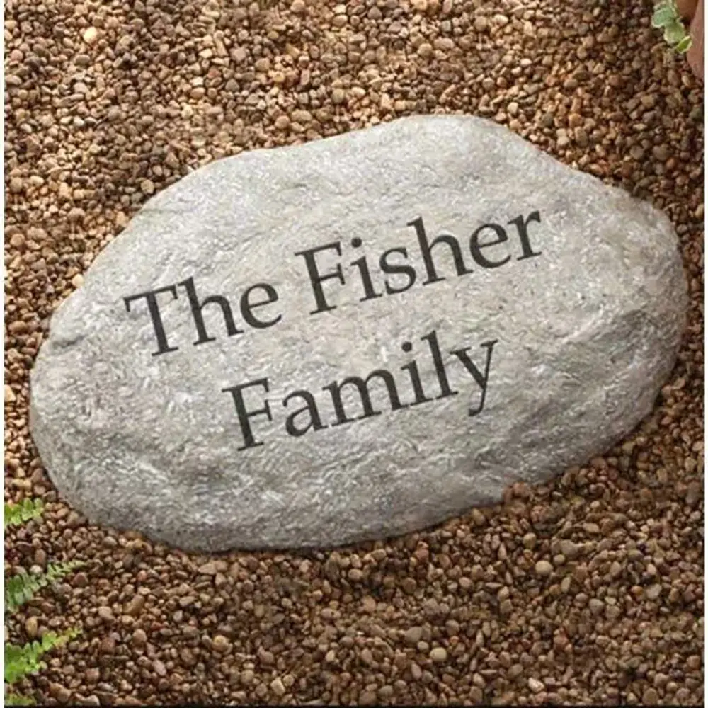 Personalized You Name It Garden Stone