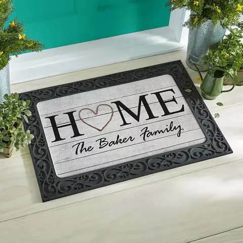 Rustic Charm Welcome Doormat