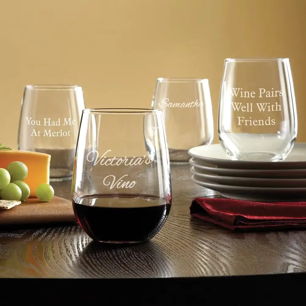 Personalized Stemless Celebration Glass