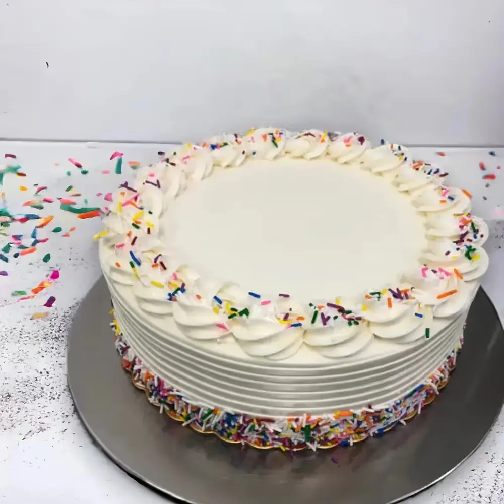 Decorated Vanilla Cake, 2 lb