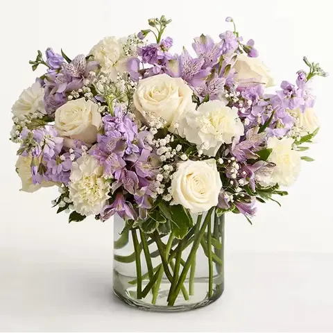 Lavender & White Bloom Medley
