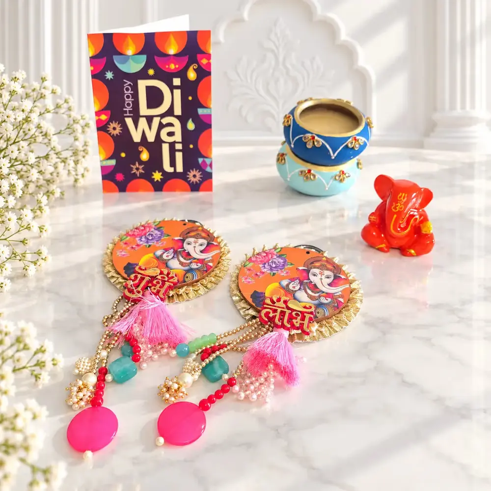 Ganesha, Matki Diyas & Shubh Labh