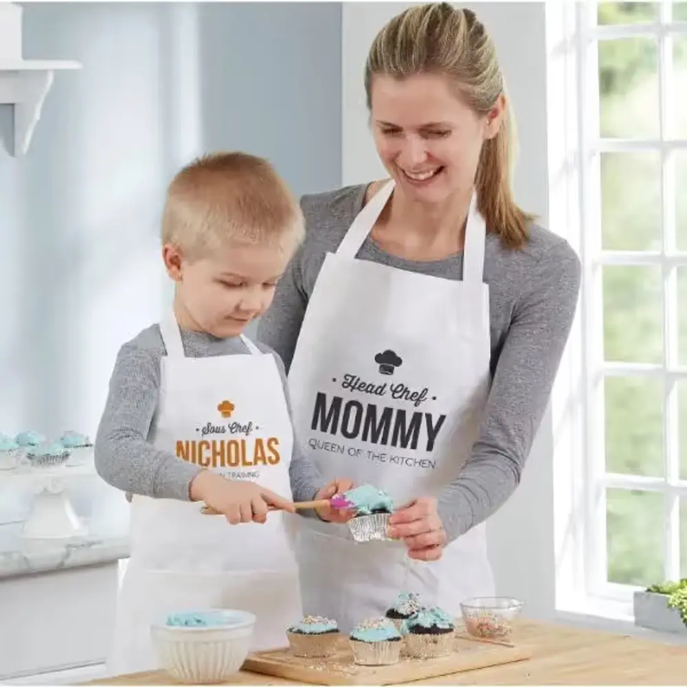 Personalized Chef & Junior Chef Aprons