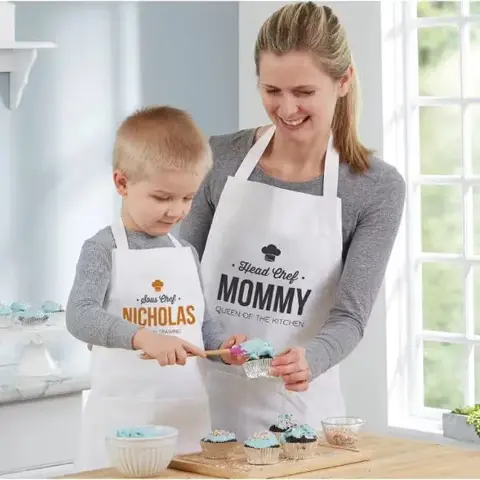 Personalized Chef & Junior Chef Aprons
