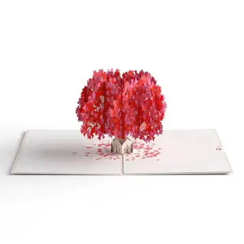 Valentine Heart Tree Pop-Up Card