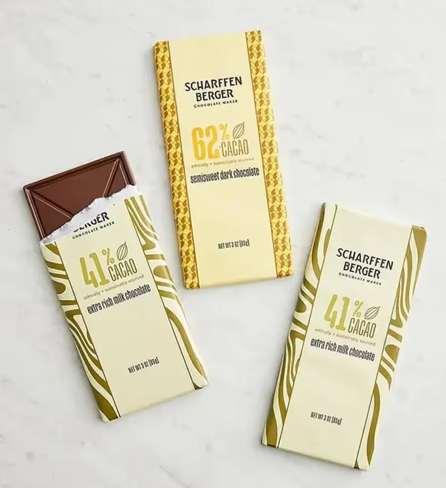 Scharffen Berger Milk & Semisweet Trio