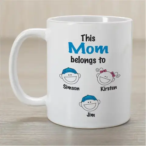 Personalized Belongs To Mug