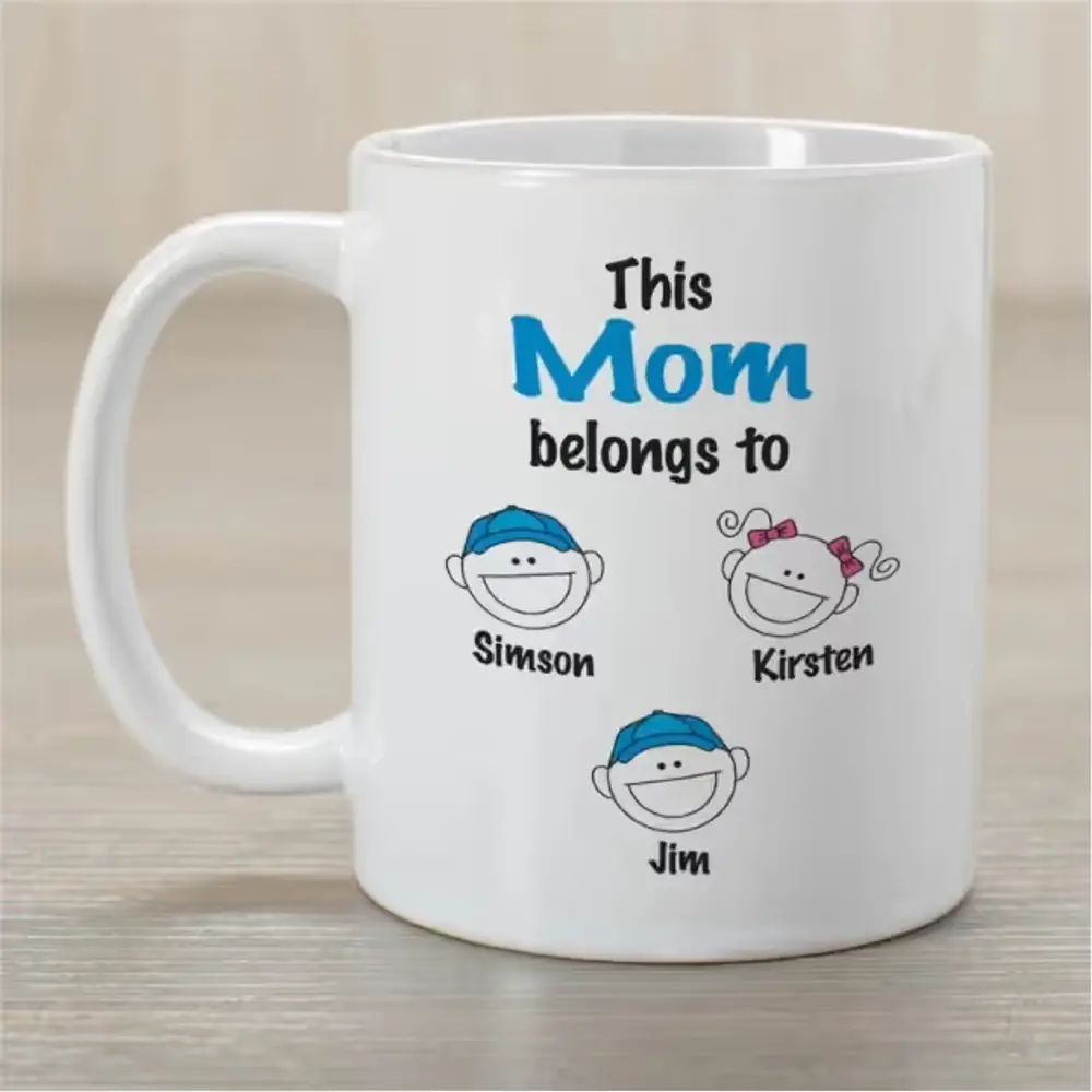 Personalized Belongs To Mug