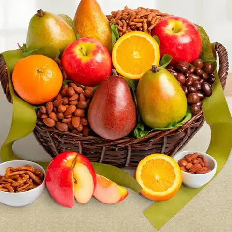 California Orchard Fruit & Nut Basket