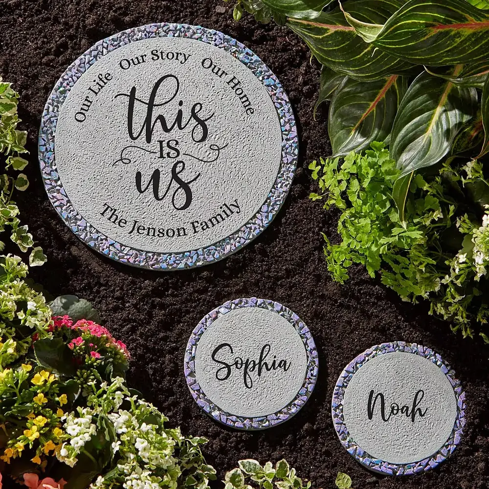 Personalized This Is Us Garden Stone