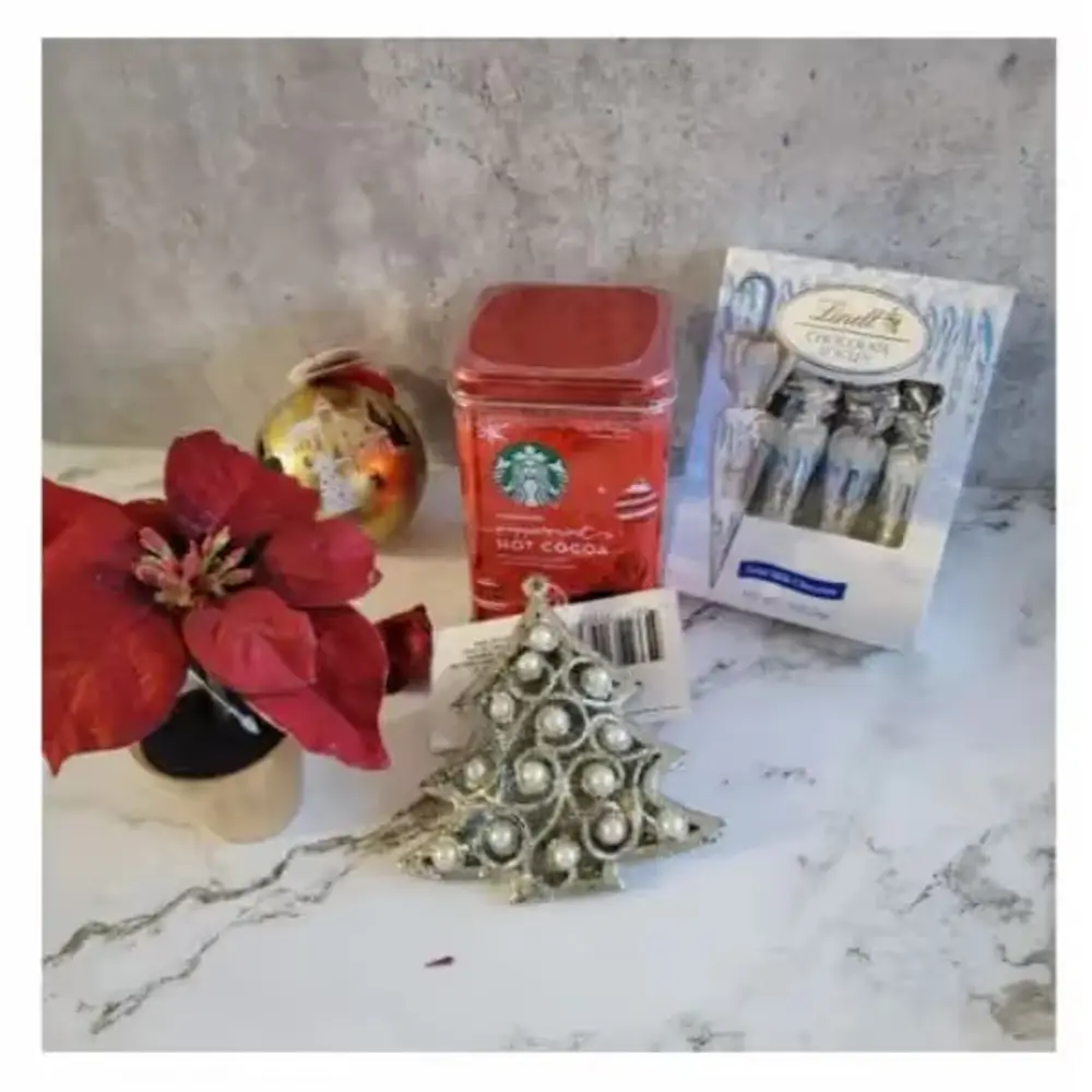 Christmas Poinsettia & Chocolates