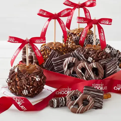 Chocolate-Dipped Snack Tray