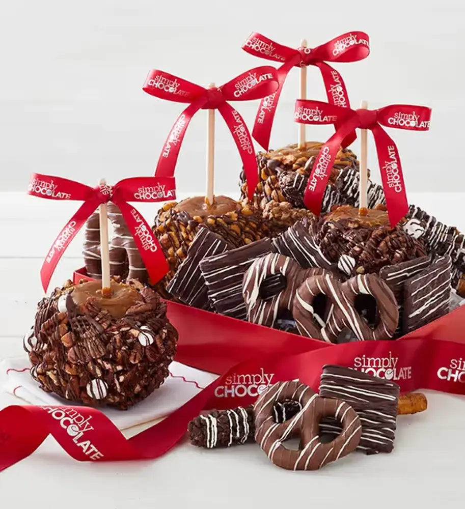 Chocolate-Dipped Snack Tray