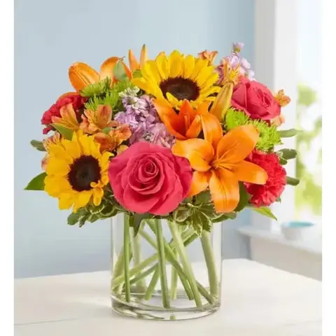 Bright Floral Embrace Arrangement