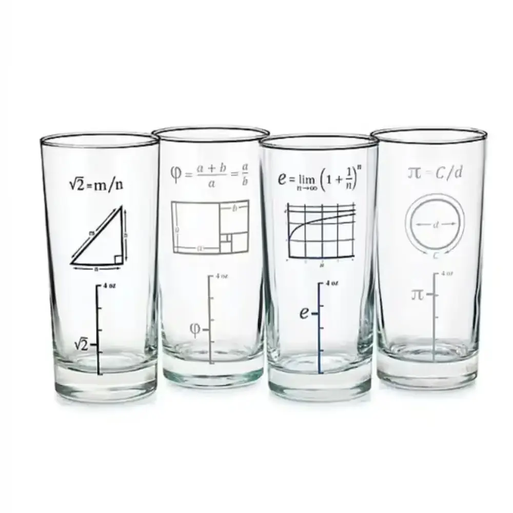 Mathematical Glasses, Set of 4