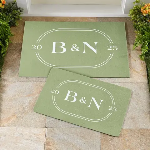 Personalized Our Initials Doormat