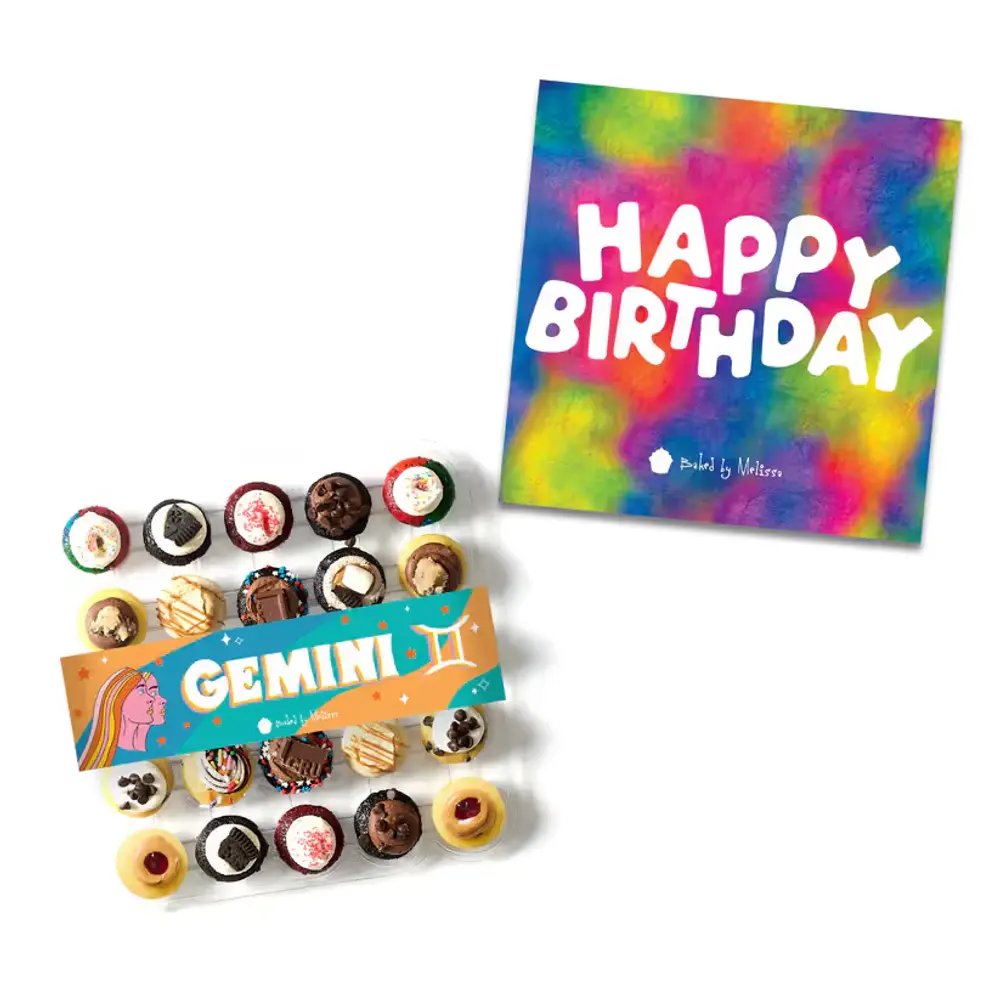 Zodiac Cupcakes Birthday Gift Box, 25 Pack