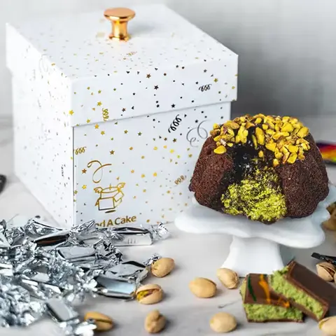 Dubai Chocolate Cake Explosion Bundle