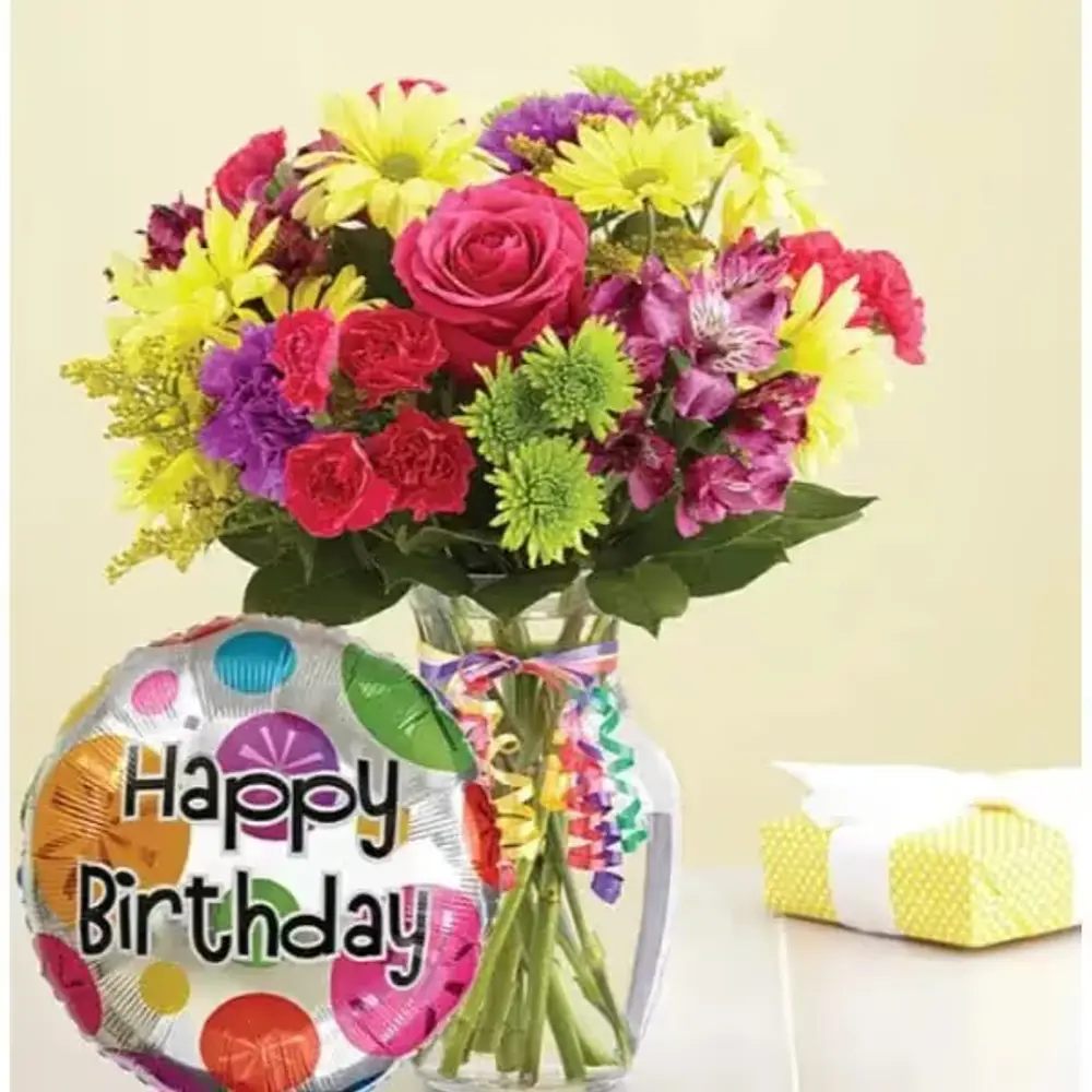 It's Your Day Birthday Bouquet with Balloon