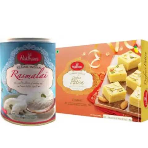 Dry Fruit Patisa & Rasmalai
