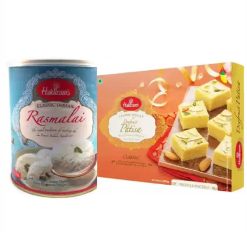 Dry Fruit Patisa & Rasmalai